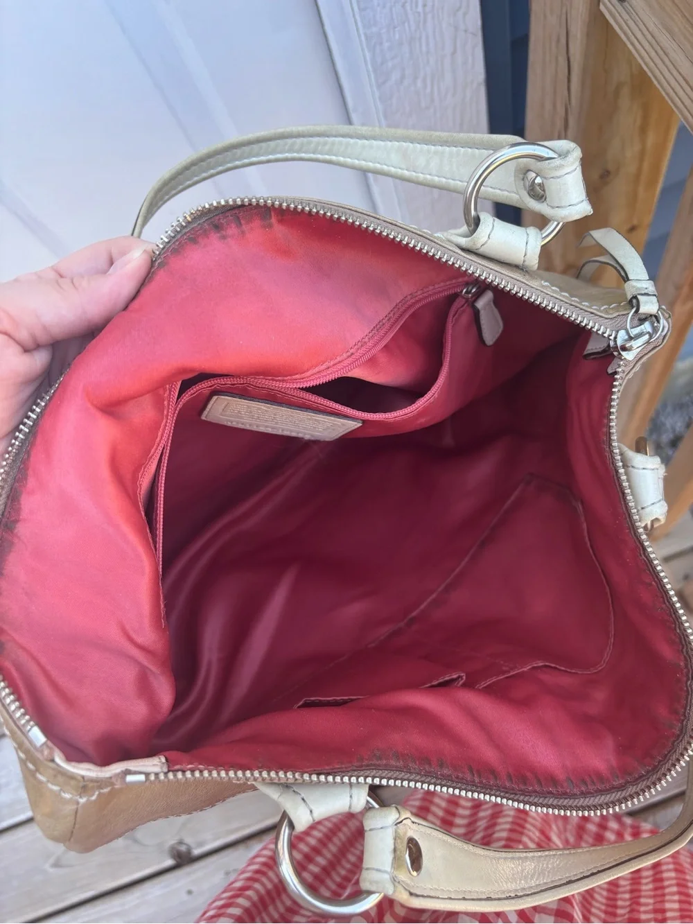 Coach Hampton Leather Tote shoulder bag